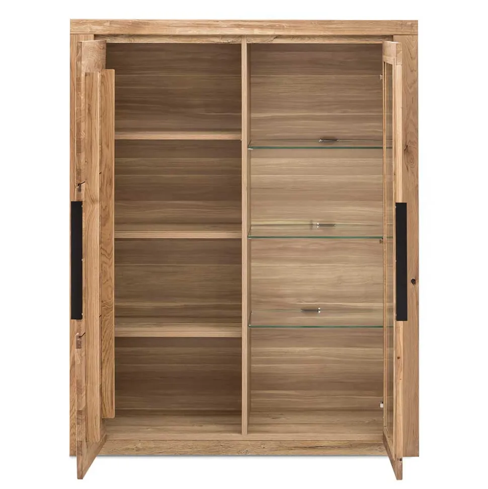 108x141x40 Highboard mit Glaseinsatz - Nelenia