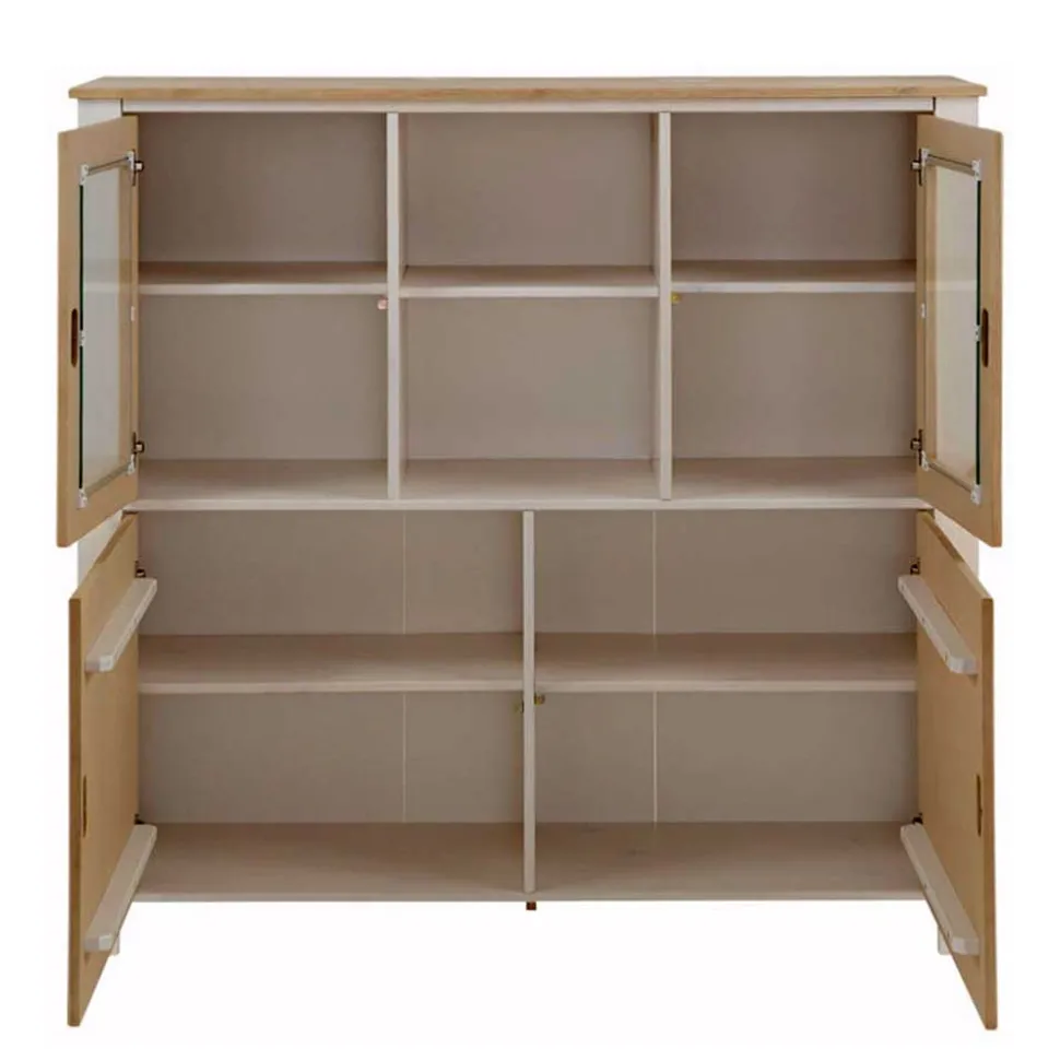 125x120x35 Highboard Scandi Style zweifarbig - Airina