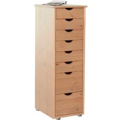 34x102x39 Hochkommode mit acht Schubladen - Uncosma