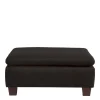 90x43x60 Hocker in Dunkelbraun - Acristodat