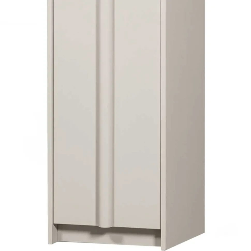40x210x42 Hoher Schrank in Hellgrau - Glamoure