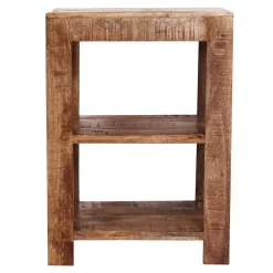 44x60x44 Holz Regal mit zwei Fächern - Olmedo