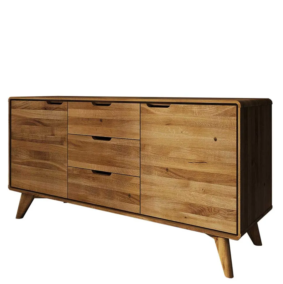 134x63x40 Holz Sideboard aus Wildeiche - Eavy