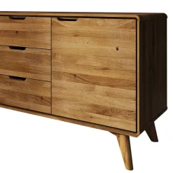 134x63x40 Holz Sideboard aus Wildeiche - Eavy