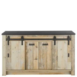 161x93x64 Küche Anrichte in Holz verwittert - Garisa