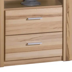 68x140x40 Kernbuche Regal mit 2 Schubladen - Uhelia