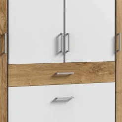 179x199x58 Kleiderschrank 4 Türen & 3 Schubladen - Curacao