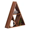 40x45x10 Kleines Wandregal im Dreieck Design - Haveling