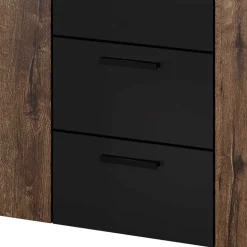132x93x38 Kommode in Wildeiche dunkel - Ulpro