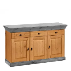 144x84x45 Landhaus Anrichte mit drei Schubladen - Eshelas I