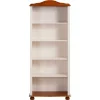 77x181x30 Landhaus Bücherregal aus Kiefer zweifarbig - Conzina