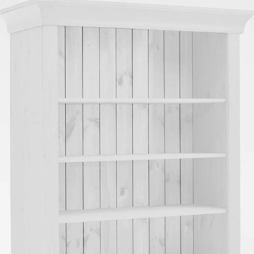 108x203x45 Landhaus Regal mit 2 Türen & Schublade - Satumare I