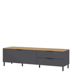 16x47x47 Lowboard mit zwei Schubladen & Klappe - Lurys I