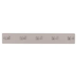 70x10x7 Metallgarderobe pulverbeschichtet in Taupe - Borad