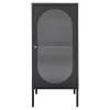 50x110x35 Metallschrank mit Glastür modern - Gabadoza