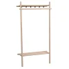 91x181x39 Minimalistische Garderobe in White Wash - Ulvinzo