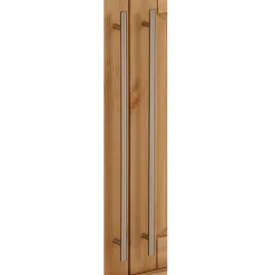 94x133x39 Modern Country Highboard aus Kiefer massiv - Noellisa