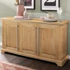 132x70x39 Moderne Holzkommode mit drei Türen - Noellisa