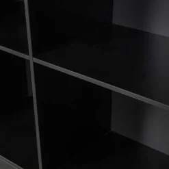 100x155x40 Moderner Schrank in Schwarz - Nick