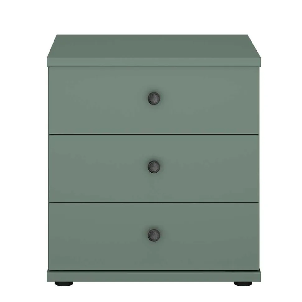 50x57x36 Nachtkommode in Graugrün - Rajavo