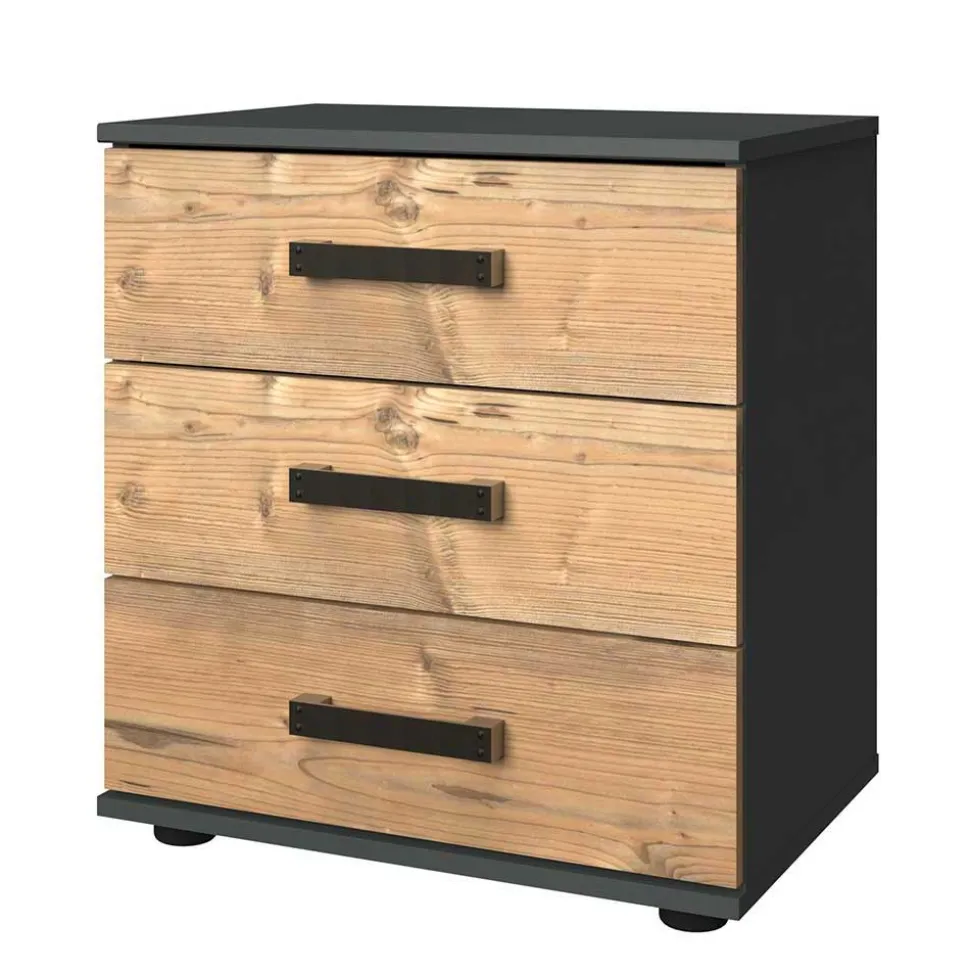 52x58x38 Nachtkommode in Tanne Dekor - Ardila