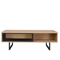 110x55x38 Offenes Lowboard Regal in Eiche - Brausca
