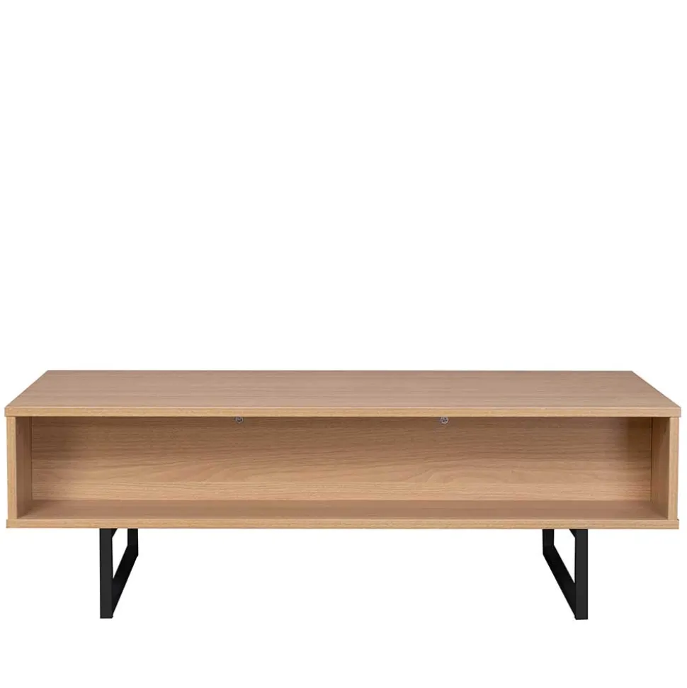 110x55x38 Offenes Lowboard Regal in Eiche - Brausca