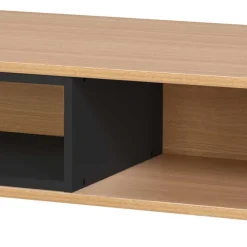 110x55x38 Offenes Lowboard Regal in Eiche - Brausca