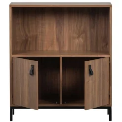 81x81x35 Retro Schrank mit Fach & 2 Türen - Bradley