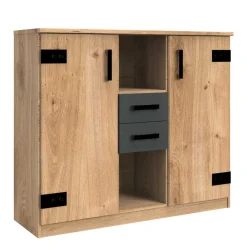124x105x41 Schrank im Industry & Loft Style - Uletria