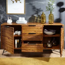 160x88x40 Sideboard aus massivem Holz - Dicna