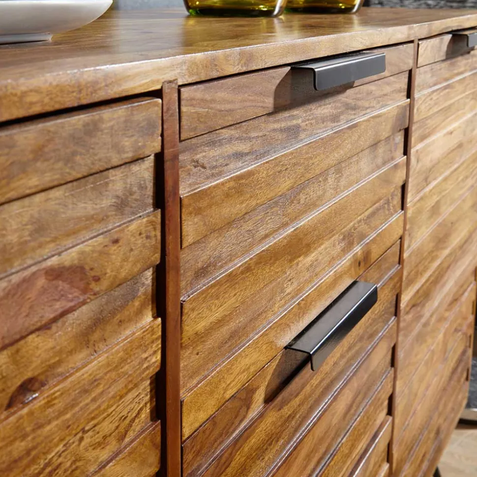 160x88x40 Sideboard aus massivem Holz - Dicna