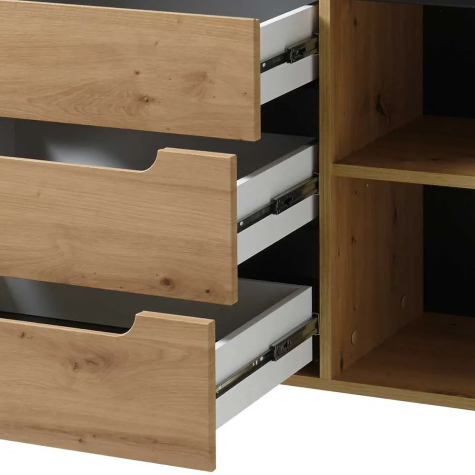 160x83x40 Sideboard im Skandi Chic modern - Olcian