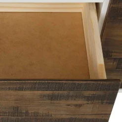 165x68x35 Sideboard in Weiß & Kiefer dunkel - Chihu