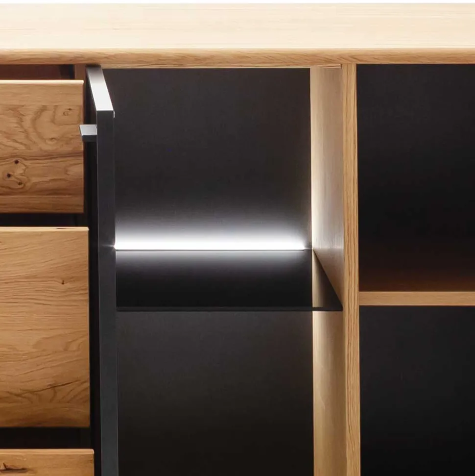 180x86x44 Sideboard mit Metall Bügelgestell - Flacona
