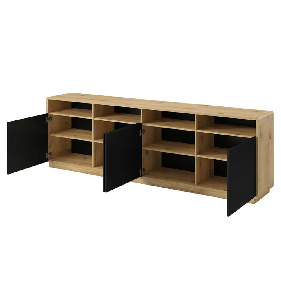 238x75x40 Sideboard mit Türen & Fächern - Ilunas