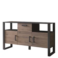 160x90x45 Sideboard mit zwei offenen Fächern - Dudleys