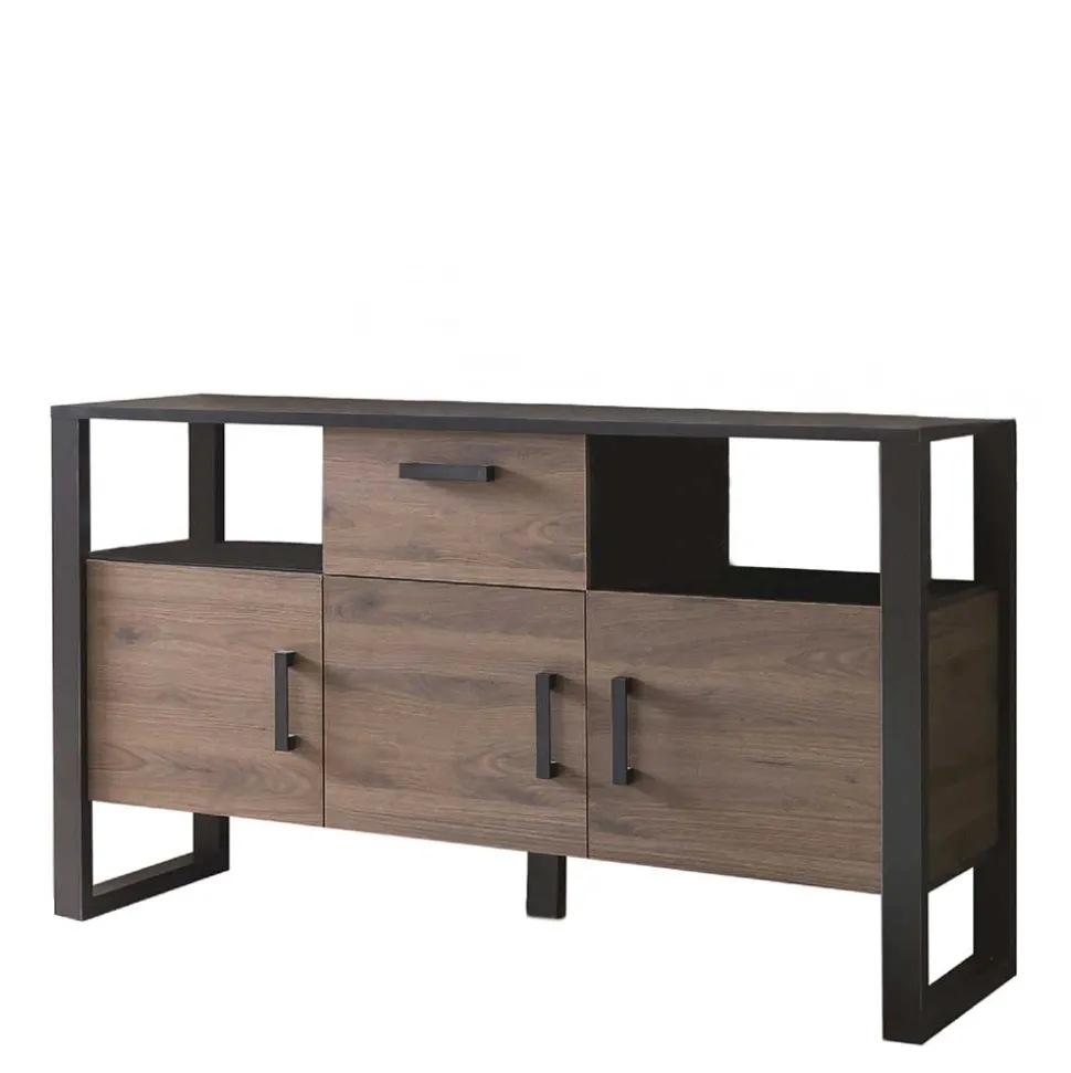 160x90x45 Sideboard mit zwei offenen Fächern - Dudleys
