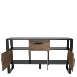 160x90x45 Sideboard mit zwei offenen Fächern - Dudleys