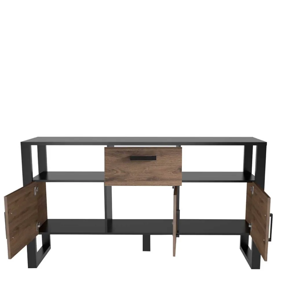 160x90x45 Sideboard mit zwei offenen Fächern - Dudleys