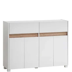 112x85x33 Skandi Flurkommode in Weiß - Etravia