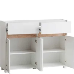112x85x33 Skandi Flurkommode in Weiß - Etravia