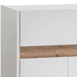 112x85x33 Skandi Flurkommode in Weiß - Etravia