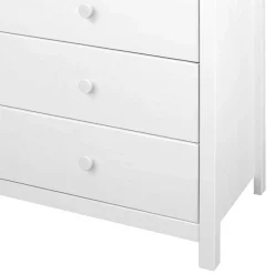 130x80x45 Skandi Kommode mit sechs Schubladen - Etrinas