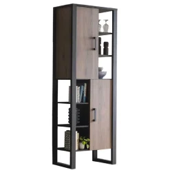 75x201x39 Standregal mit 6 Fächern & 2 Türen - Dudleys