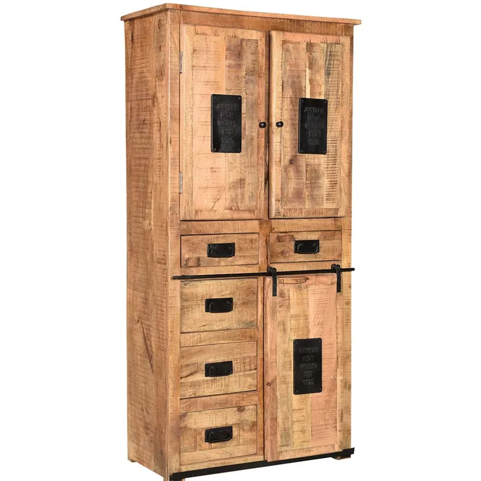 90x180x40 Stauraum Schrank im Industrial Style - Eswan