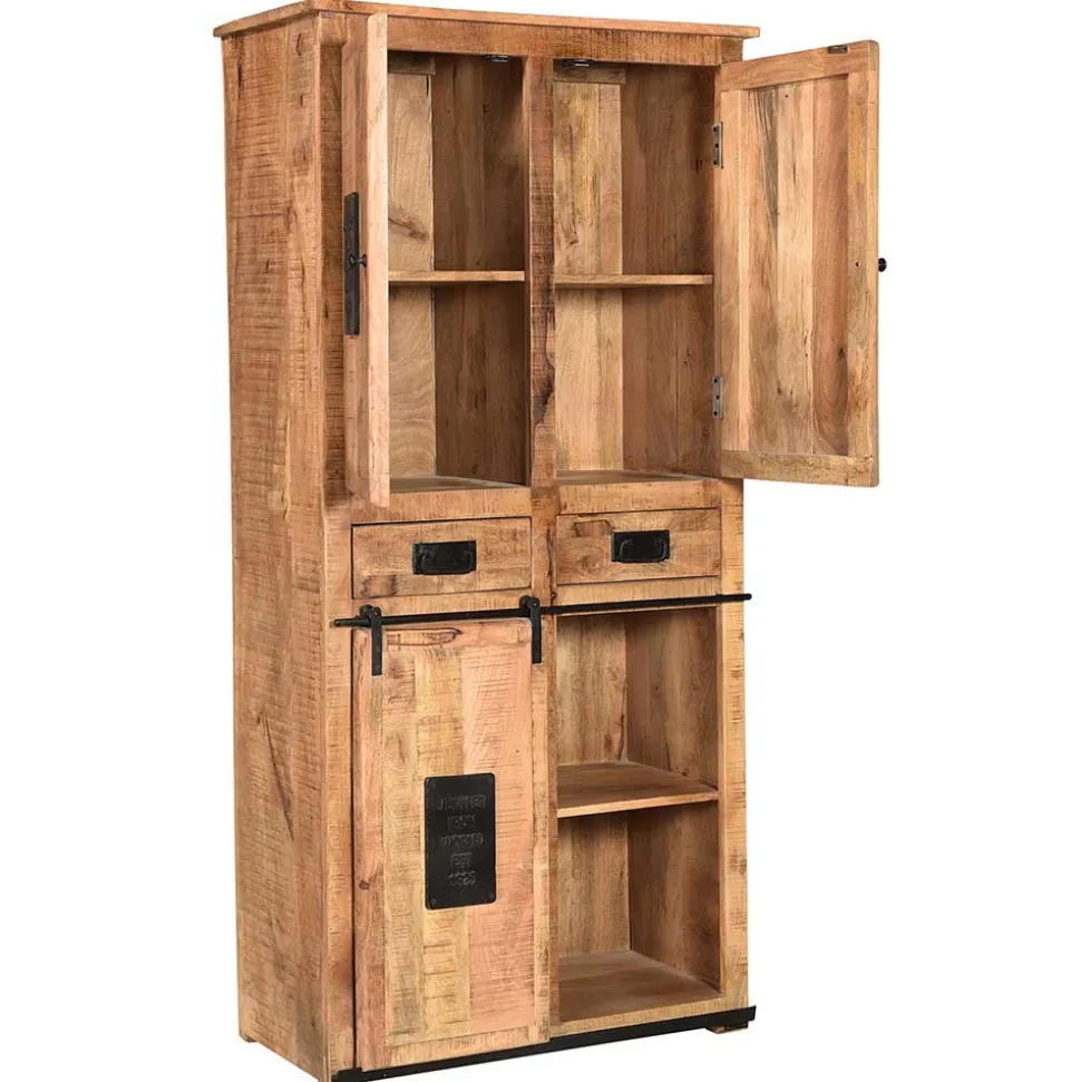 90x180x40 Stauraum Schrank im Industrial Style - Eswan