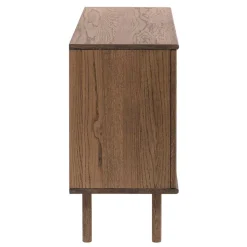 120x75x40 2-türige Kommode in Braun geölt - Maggiore