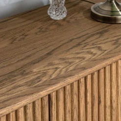 120x75x40 2-türige Kommode in Braun geölt - Maggiore