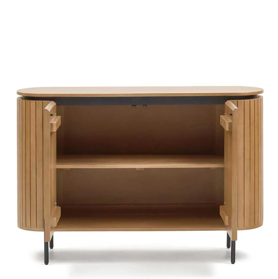 120x80x45 2-türige Kommode in ovaler Form - Ilvenda